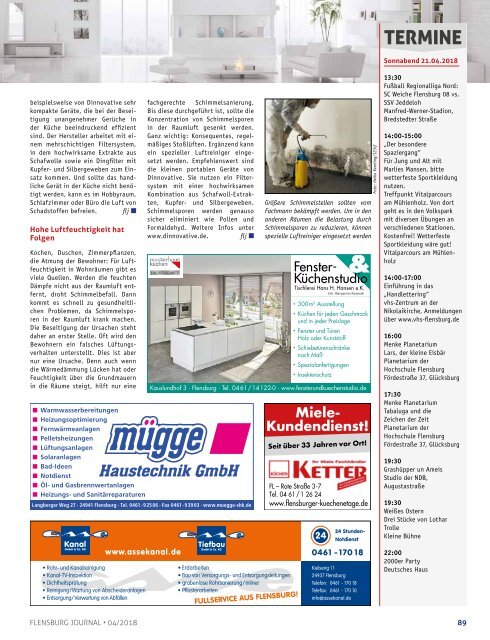 Flensburg Journal Ausgabe 187 - April 2018