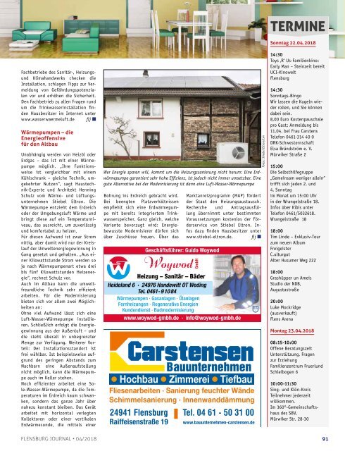 Flensburg Journal Ausgabe 187 - April 2018