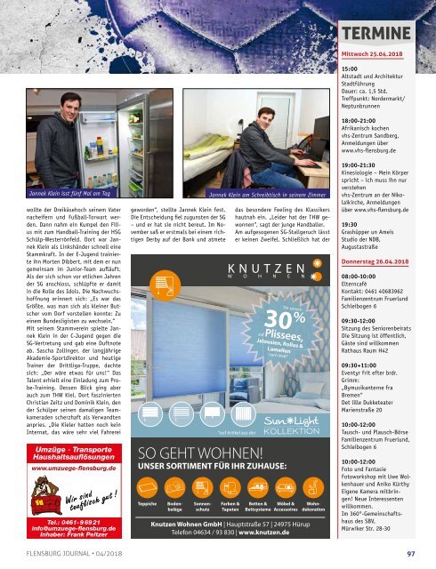 Flensburg Journal Ausgabe 187 - April 2018