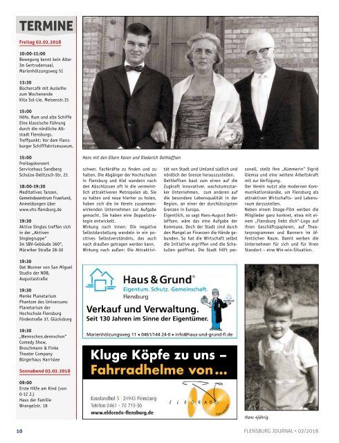 Flensburg Journal Ausgabe 185 - Februar 2018