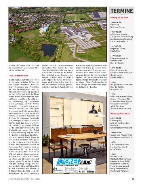 Flensburg Journal Ausgabe 185 - Februar 2018