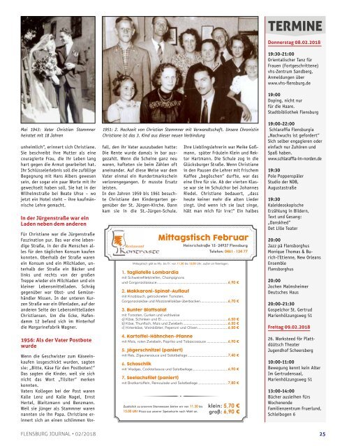 Flensburg Journal Ausgabe 185 - Februar 2018