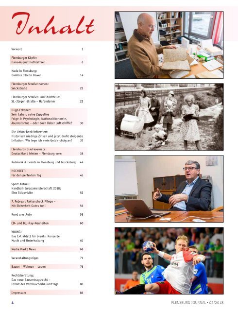 Flensburg Journal Ausgabe 185 - Februar 2018