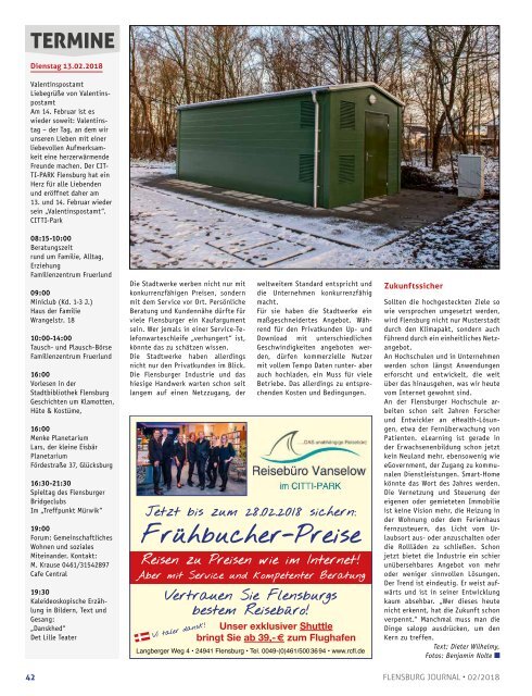 Flensburg Journal Ausgabe 185 - Februar 2018