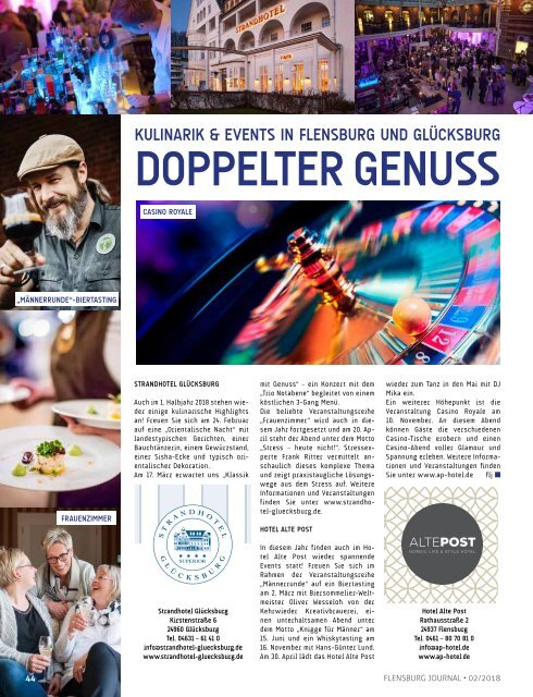 Flensburg Journal Ausgabe 185 - Februar 2018