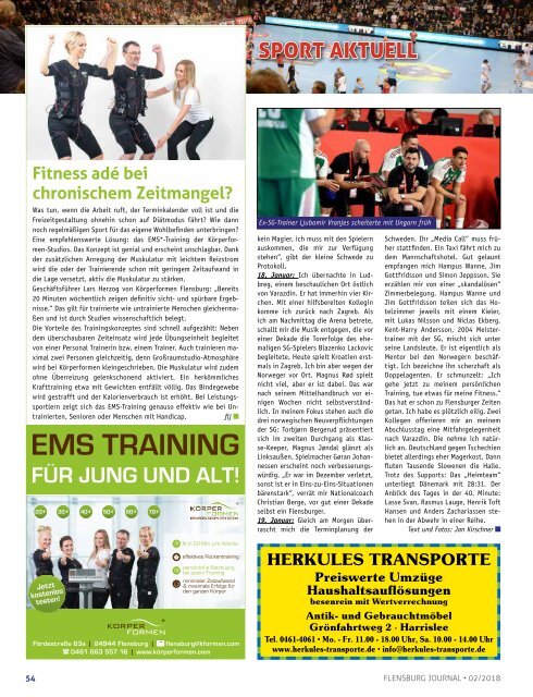 Flensburg Journal Ausgabe 185 - Februar 2018