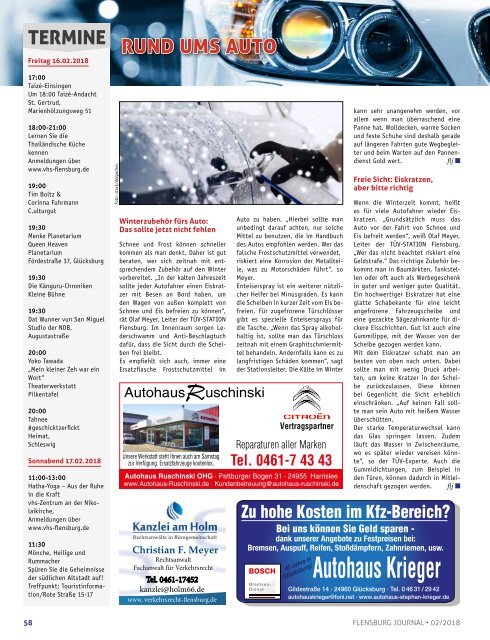 Flensburg Journal Ausgabe 185 - Februar 2018