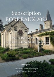 Bordeaux 2022 Subskription Katalog