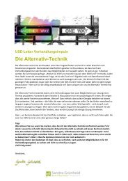 USE-Letter6 Die Alternativ-Technik