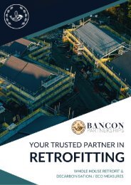 Bancon Partnerships Your Trusted Partner in Retrofitting (12 page print version)