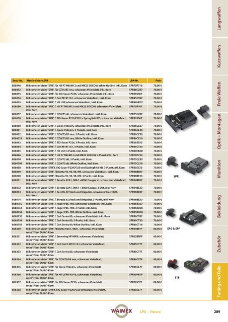 WAIMEX Katalog 2024