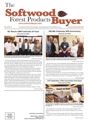 Softwood Forest Products Buyer - November/December 2023
