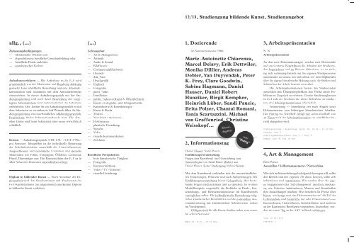 FF Zeitung SoSe06 - F+F Schule für Kunst und Mediendesign Zürich