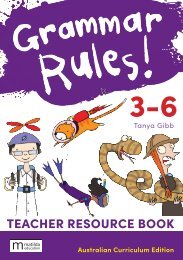 Grammar Rules! 3-6 Australian Curriculum Teacher Book + Digital Download, 3e sample/look inside