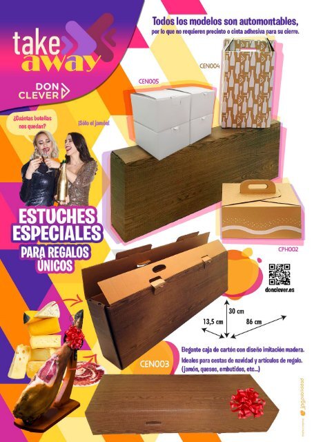 FLYER TAKE AWAY CAJAS DE REGALO 