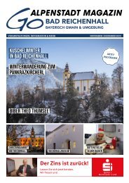 GO Bad Reichenhall Magazin | November/Dezember 2023