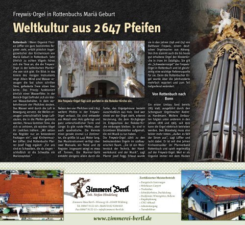 altlandkreis - das Magazin für den westlichen Pfaffenwinkel