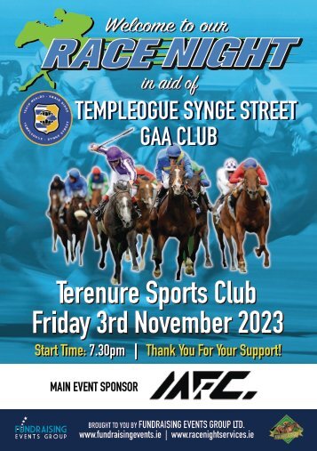 TSS Race Night '23 Booklet