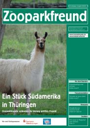 Ein Stück Südamerika in Thüringen Zooparkfreunde vollenden ihr