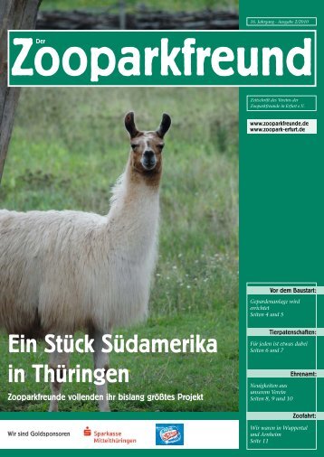 Ein Stück Südamerika in Thüringen Zooparkfreunde vollenden ihr