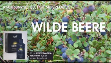 Blaubeeren! Welche Art ist die Gesündeste? Die Wilde Alaska Blaubeere! HIER bei uns!  Exclusiv bei Kyäni THüringen!