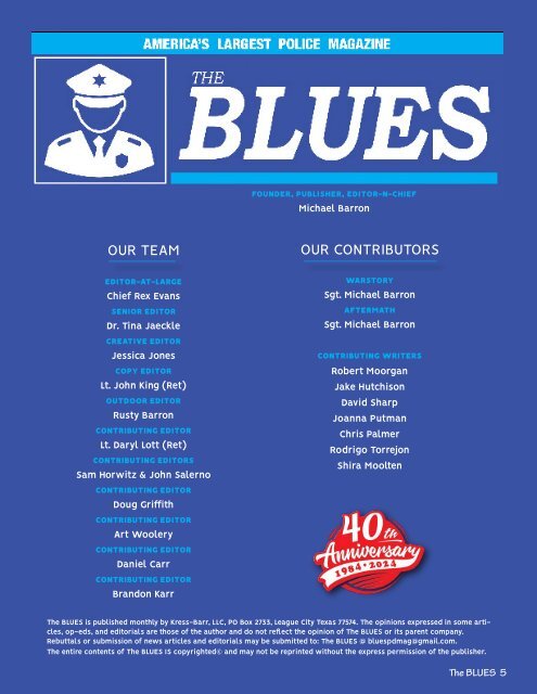 Nov  2023. Blues Vol 39 No. 11