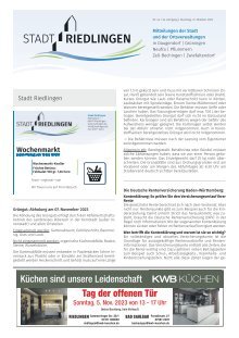 31.10.2023 Amtliches Mitteilungsblatt Riedlingen