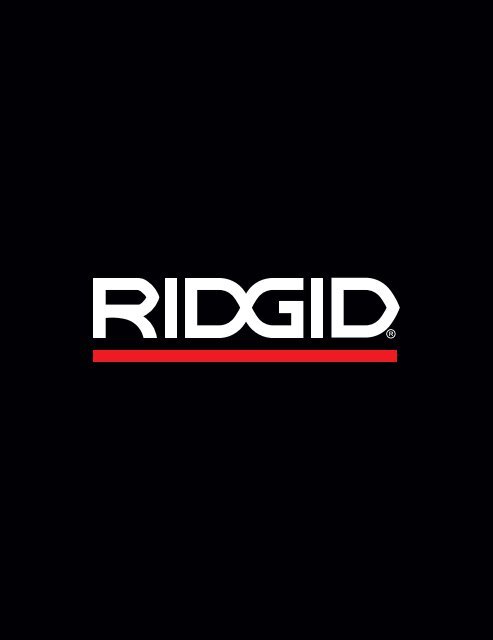 Ridgid 2023 Catalogue (GIGATOOLS)