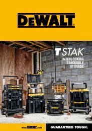 DeWalt T-STAK Catalog (GIGATOOLS)