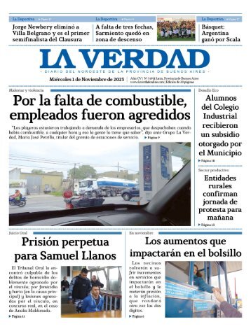 Miércoles 1 de noviembre de 2023
