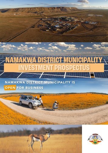 Namakwa District Municipality Investment Prospectus