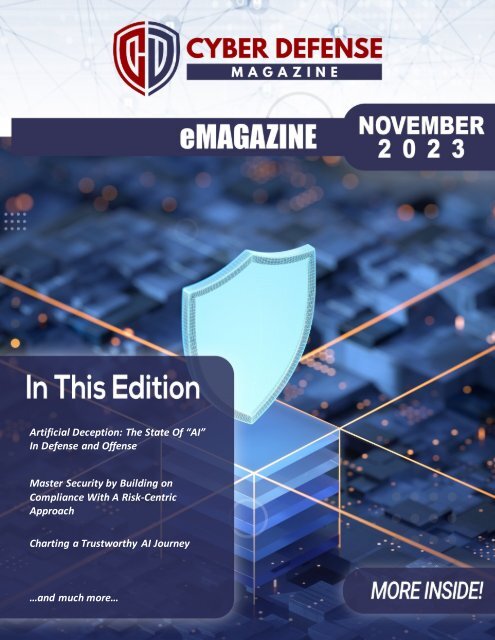 The Cyber Defense eMagazine November Edition for 2023