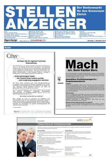 Immobilien Portfoliomanager/in / - E-Paper Anmeldung - Tages ...