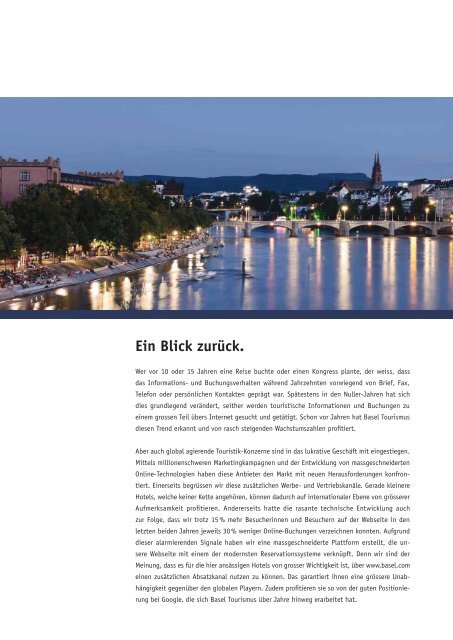 Jahresbericht 2011.pdf - About Basel Tourism - Basel