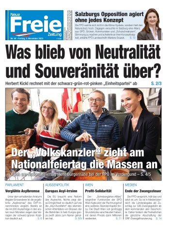 Was blieb von Neutralität und Souveränität über?
