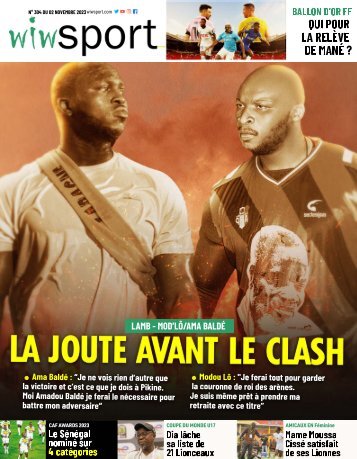 Journal wiwsport n304 - 02 novembre 2023