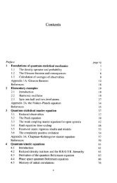 Table of Contents - Chemistry - Physics Library