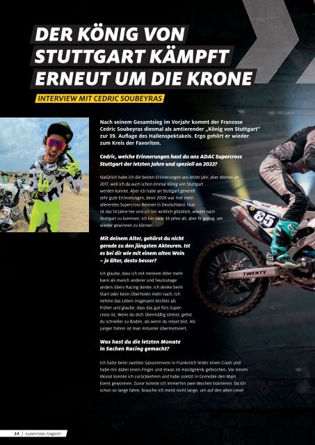 ADAC Supercross Stuttgart 2023_Offizielles Magazin