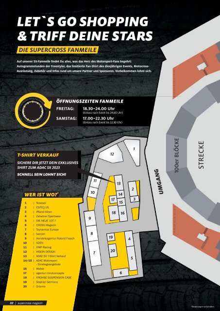 ADAC Supercross Stuttgart 2023_Offizielles Magazin