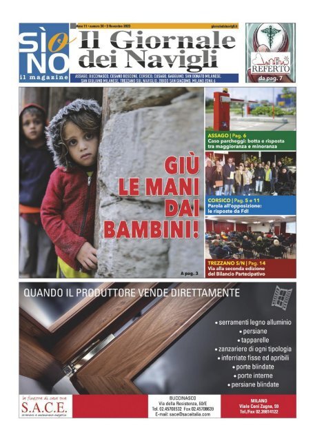 Giornale dei Navigli n. 38 - 3 novembre 2023