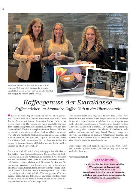 BREMISSIMIA Magazin | November – Dezember 2023 