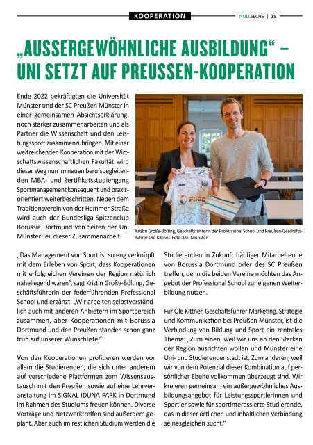 nullsechs Stadionmagazin - Heft 3 2023/24 