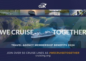 CLIA Travel Agency Membership Benefits 2024