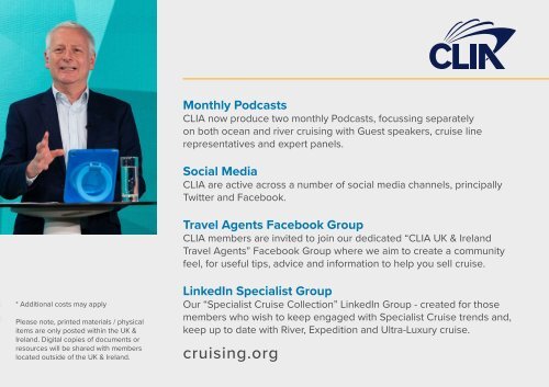 CLIA Travel Agency Membership Benefits 2024