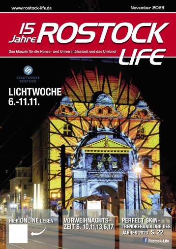 15 Jahre Rostock Life November mit vielen Gewinnspielen im Magazin