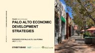 Palo Alto Economic Development Strategies