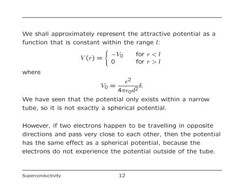 The Nature of the Cooper Pair - University of Liverpool