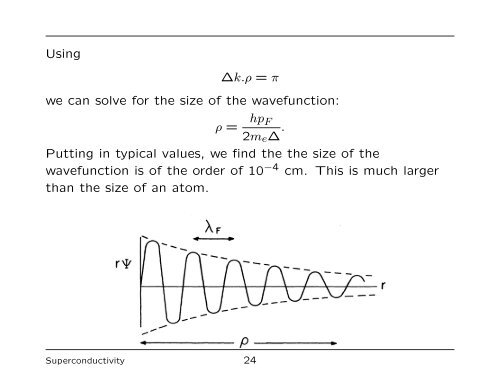 The Nature of the Cooper Pair - University of Liverpool