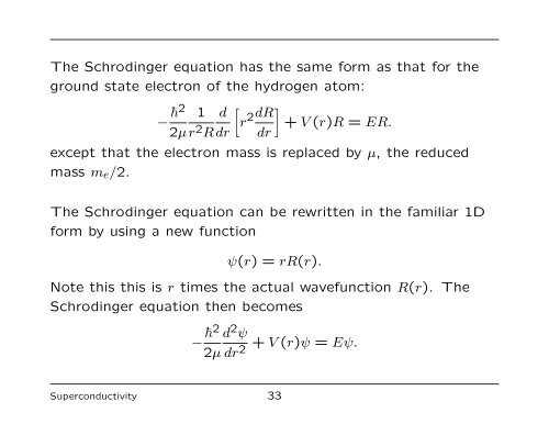 The Nature of the Cooper Pair - University of Liverpool