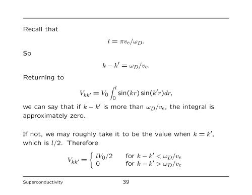 The Nature of the Cooper Pair - University of Liverpool